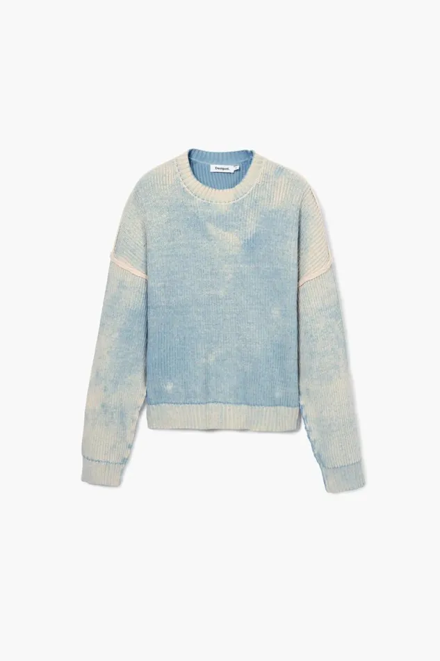 Women Jumpers Desigual Oversized Tiedye Sweater