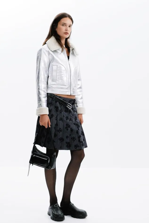 WomenKids Coats And Jackets Desigual Metallic Jacket