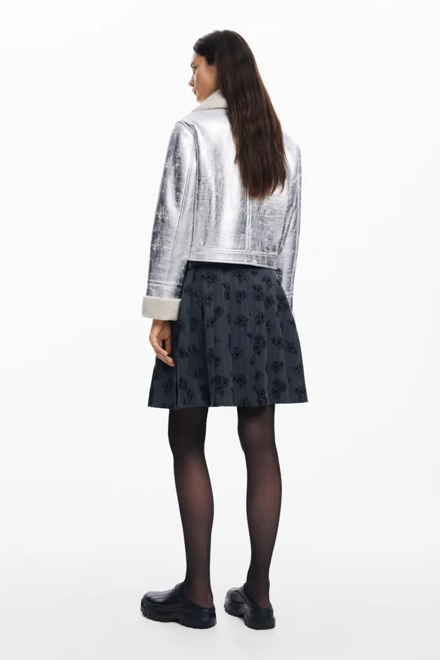 WomenKids Coats And Jackets Desigual Metallic Jacket