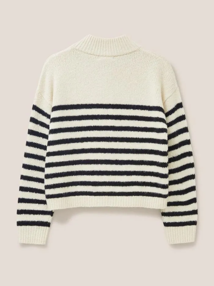 Women KNITWEAR White Stuff BONNIE CARDI Ivory Multi Women KNITWEAR White Stuff BONNIE CARDI Ivory Multi
