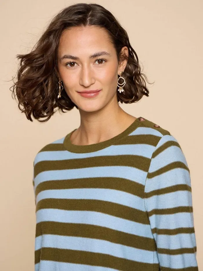 Women KNITWEAR White Stuff EMMA JUMPER Blue Multi Women KNITWEAR White Stuff EMMA JUMPER Blue Multi