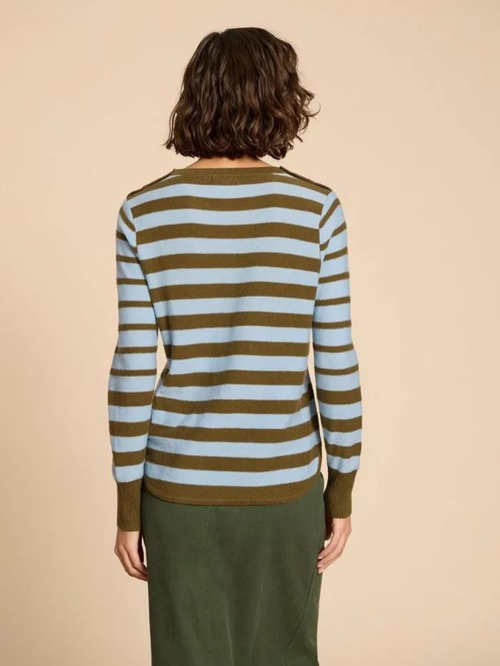 Women KNITWEAR White Stuff EMMA JUMPER Blue Multi Women KNITWEAR White Stuff EMMA JUMPER Blue Multi