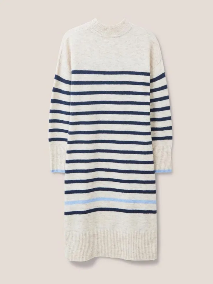 Women KNITWEAR White Stuff JUMPER DRESS Natural Multi Women KNITWEAR White Stuff JUMPER DRESS Natural Multi