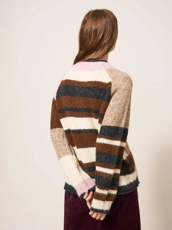 Women KNITWEAR White Stuff MEDWAY COLOURBLOCK JUMPER Natural Multi Women KNITWEAR White Stuff MEDWAY COLOURBLOCK JUMPER Natural Multi