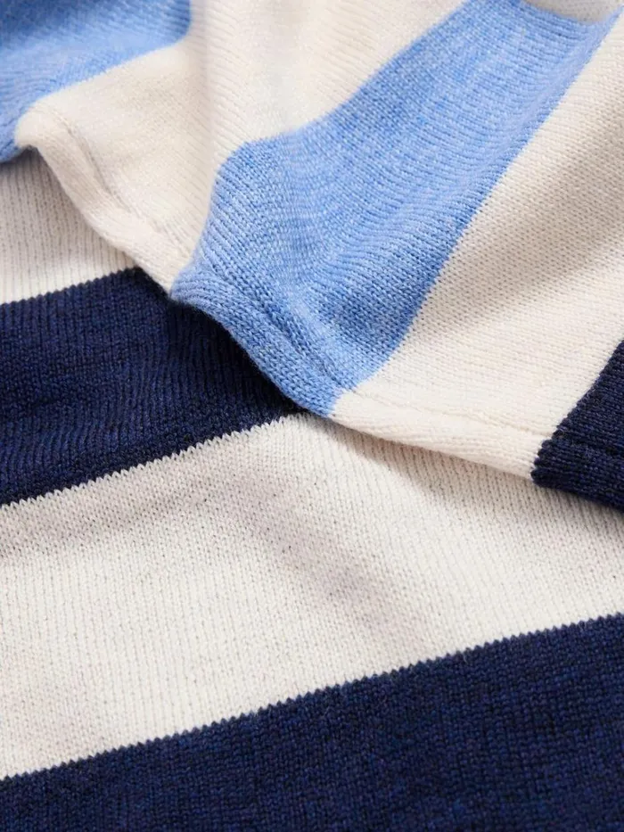 Women KNITWEAR White Stuff MERINO WOOL JUMPER Navy Multi Women KNITWEAR White Stuff MERINO WOOL JUMPER Navy Multi