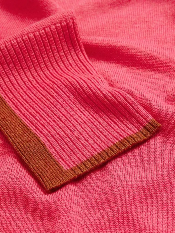 Women KNITWEAR White Stuff OLIVE CREW JUMPER Bright Pink Women KNITWEAR White Stuff OLIVE CREW JUMPER Bright Pink