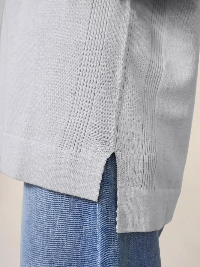 Women KNITWEAR White Stuff Olivia Crew Neck Jumper Light Grey Women KNITWEAR White Stuff Olivia Crew Neck Jumper Light Grey