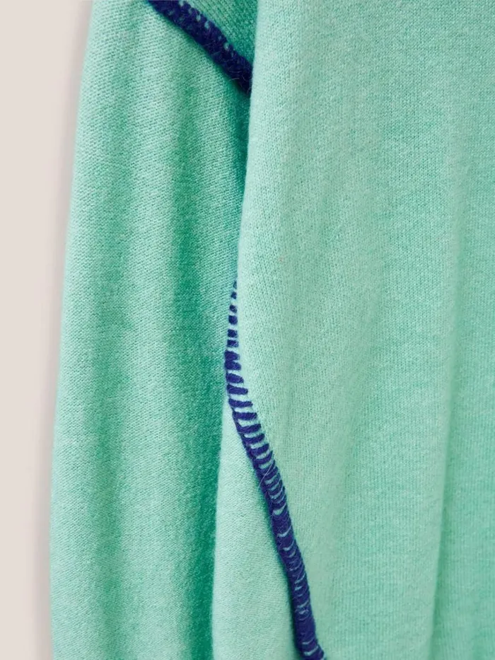Women KNITWEAR White Stuff RIPPLE JUMPER Light Green Women KNITWEAR White Stuff RIPPLE JUMPER Light Green