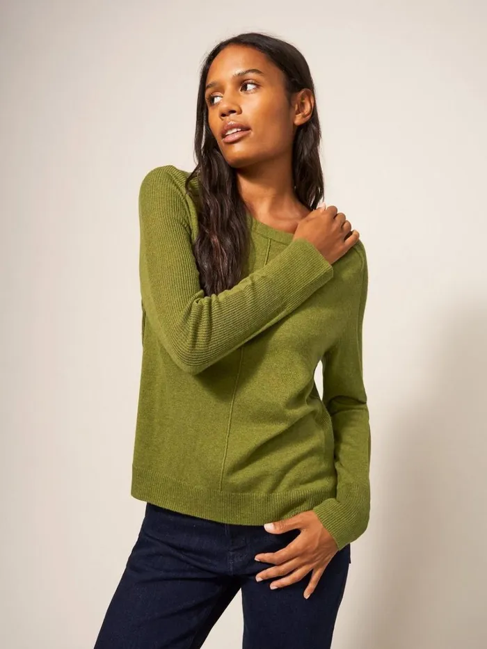 Women KNITWEAR White Stuff URBAN JUMPER Light Green Women KNITWEAR White Stuff URBAN JUMPER Light Green