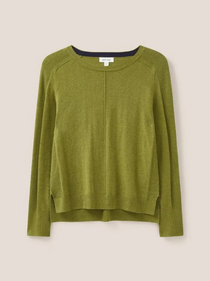 Women KNITWEAR White Stuff URBAN JUMPER Light Green Women KNITWEAR White Stuff URBAN JUMPER Light Green
