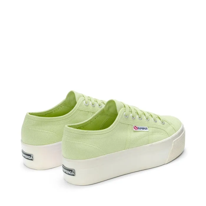 Women Lady Shoes Woman 2790 PLATFORM Wedge GREEN PRIMROSEF AVORIO Superga Platform