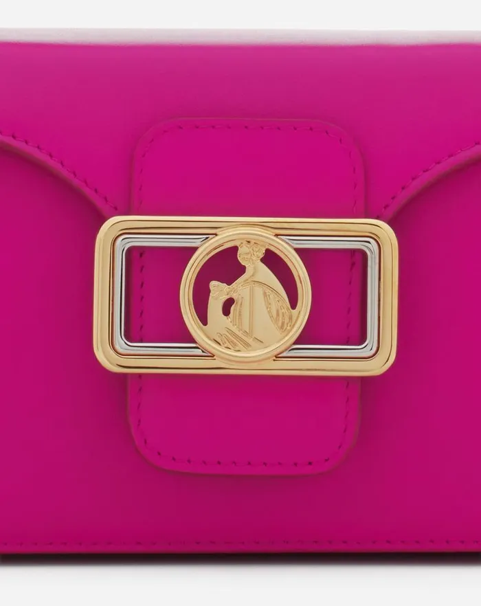 Women Lanvin Crossbody Bags and Shoulder Bags Nano Pencil Cat Leather Bag Fuchsia Women Lanvin Crossbody Bags and Shoulder Bags Nano Pencil Cat Leather Bag Fuchsia