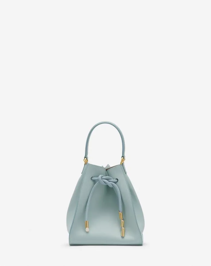 Women Lanvin Crossbody Bags and Shoulder Bags Small Leather Sequence By Lanvin Handbag Ice Blue