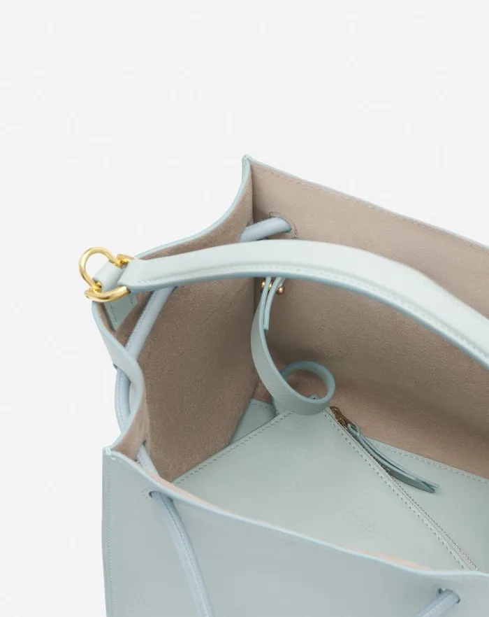 Women Lanvin Crossbody Bags and Shoulder Bags Small Leather Sequence By Lanvin Handbag Ice Blue