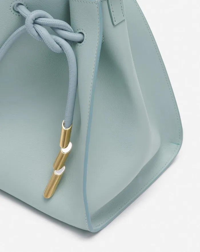 Women Lanvin Crossbody Bags and Shoulder Bags Small Leather Sequence By Lanvin Handbag Ice Blue