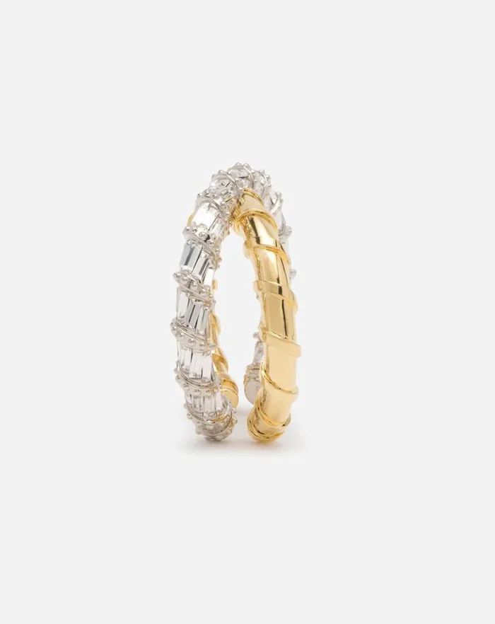 Women Lanvin Jewelry Baguettes Melodie Bracelet Goldcrystal