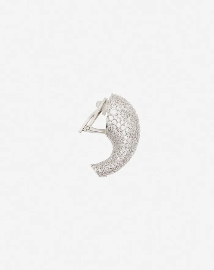 Women Lanvin Jewelry Haute Squence Rhinestone Earrings Silvercrystal Women Lanvin Jewelry Haute Squence Rhinestone Earrings Silvercrystal