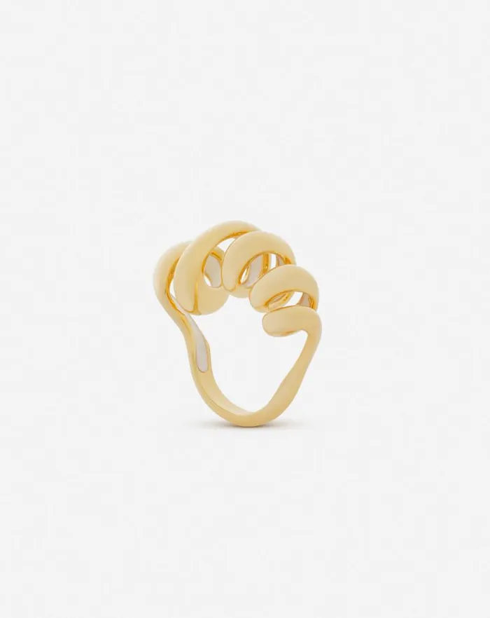 Women Lanvin Jewelry Mlodie Ribbon Ring Goldmoon Women Lanvin Jewelry Mlodie Ribbon Ring Goldmoon