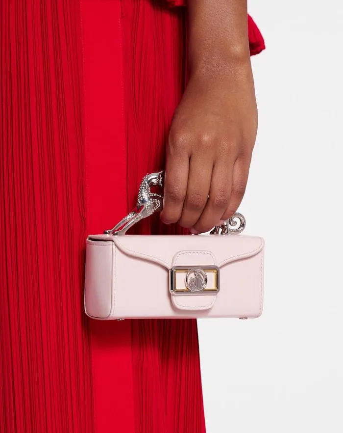 Women Lanvin Mini Bags and Clutches Leather Micro Pencil Cat Bag Ros Women Lanvin Mini Bags and Clutches Leather Micro Pencil Cat Bag Ros