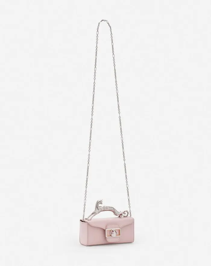 Women Lanvin Mini Bags and Clutches Leather Micro Pencil Cat Bag Ros Women Lanvin Mini Bags and Clutches Leather Micro Pencil Cat Bag Ros