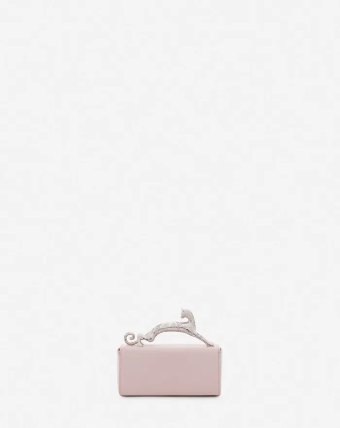 Women Lanvin Mini Bags and Clutches Leather Micro Pencil Cat Bag Ros Women Lanvin Mini Bags and Clutches Leather Micro Pencil Cat Bag Ros