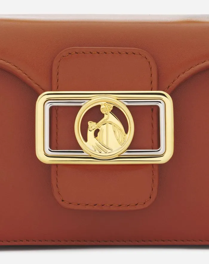 Women Lanvin Mini Bags and Clutches Nano Pencil Cat Leather Bag Tan