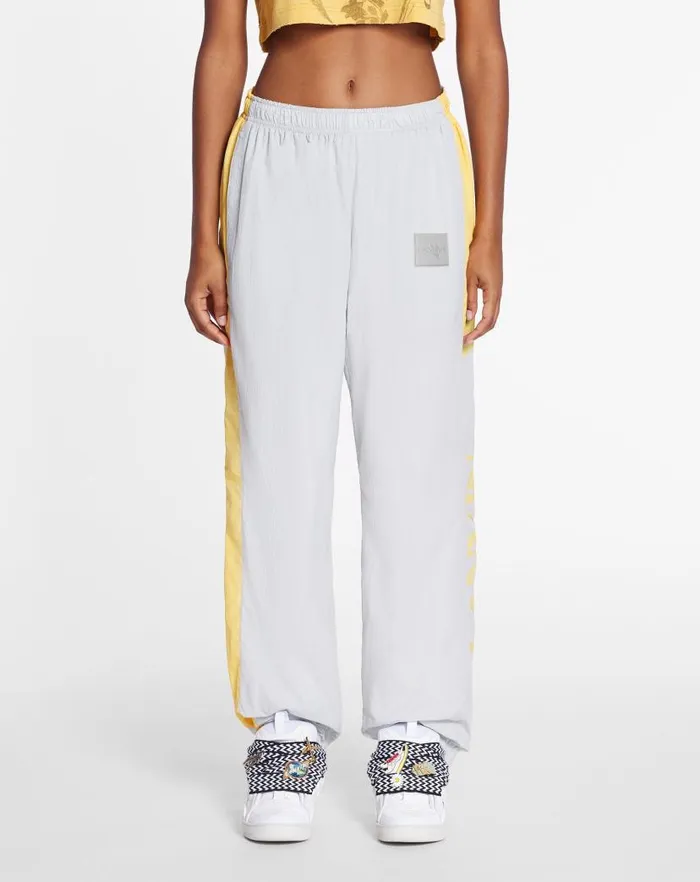 Women Lanvin Pants Lanvin X Future Jogging Pants With Contrasting Stripes Eagle Grey Women Lanvin Pants Lanvin X Future Jogging Pants With Contrasting Stripes Eagle Grey
