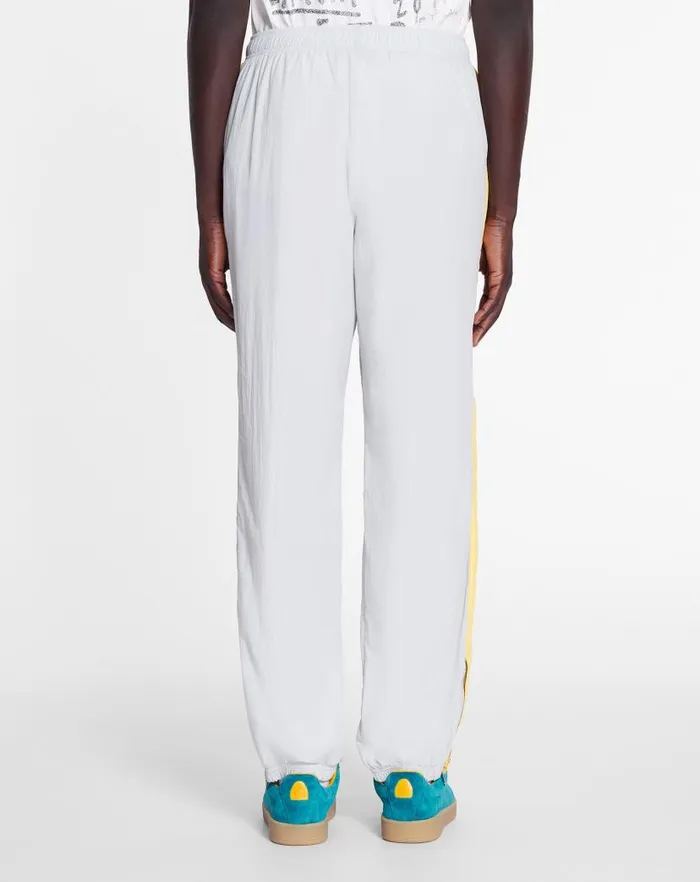 Women Lanvin Pants Lanvin X Future Jogging Pants With Contrasting Stripes Eagle Grey Women Lanvin Pants Lanvin X Future Jogging Pants With Contrasting Stripes Eagle Grey