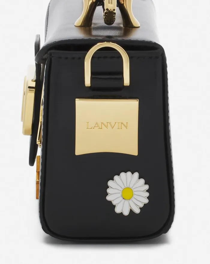 Women Lanvin Pencil Lanvin X Future Pencil Cat Nano Leather Bag With Pins Blackmulticolour Women Lanvin Pencil Lanvin X Future Pencil Cat Nano Leather Bag With Pins Blackmulticolour