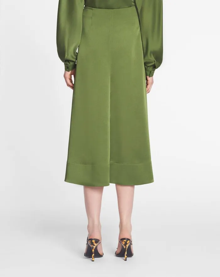 Women Lanvin Skirts and Shorts Flared Midi Skirt Lichen Women Lanvin Skirts and Shorts Flared Midi Skirt Lichen