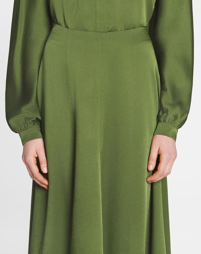 Women Lanvin Skirts and Shorts Flared Midi Skirt Lichen Women Lanvin Skirts and Shorts Flared Midi Skirt Lichen