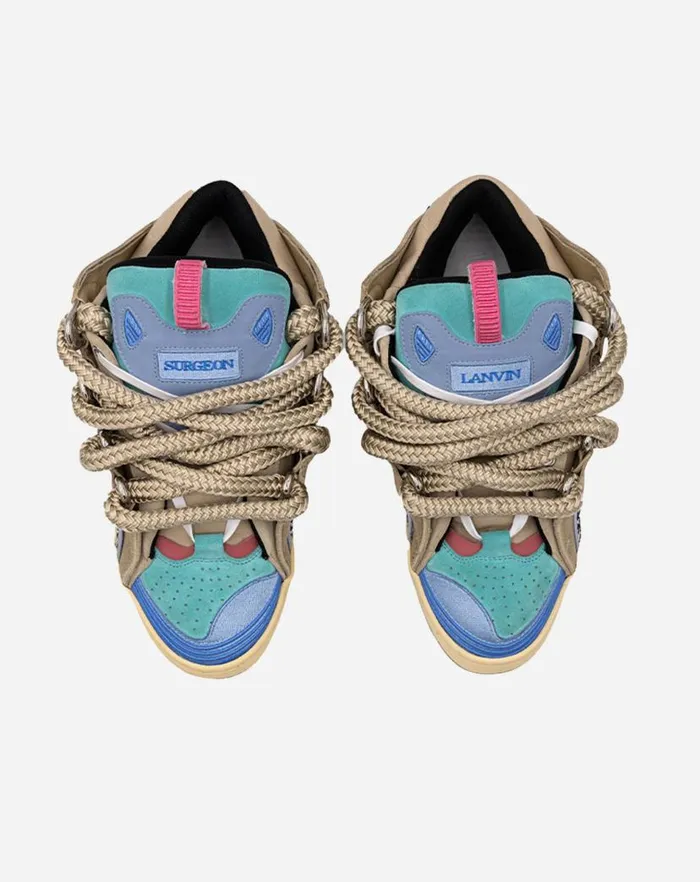 Women Lanvin Sneakers Curb Sneakers By Surgeon For Women Light Blue