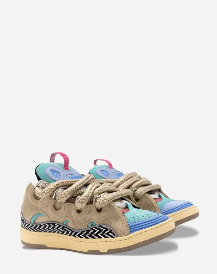 Women Lanvin Sneakers Curb Sneakers By Surgeon For Women Light Blue