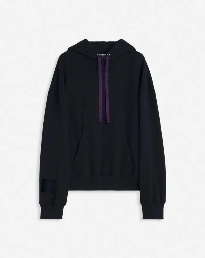 Women Lanvin TShirts and Sweatshirts Lanvin X Future Unisex Oversized Curb Laces Black