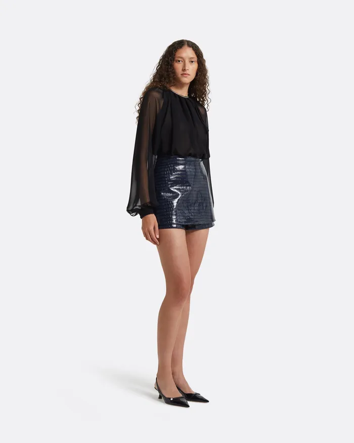 Women Laoise Black Top Black Tops Safiyaa