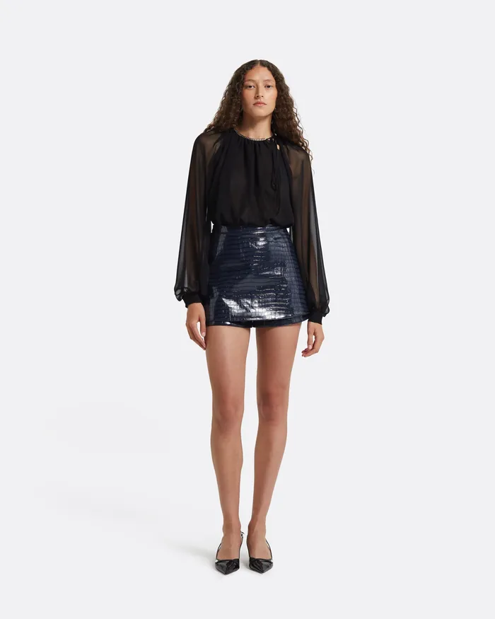 Women Laoise Black Top Black Tops Safiyaa
