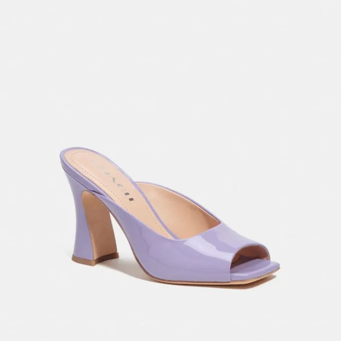 Women Laurence Sandal Light Violet Coach Heels