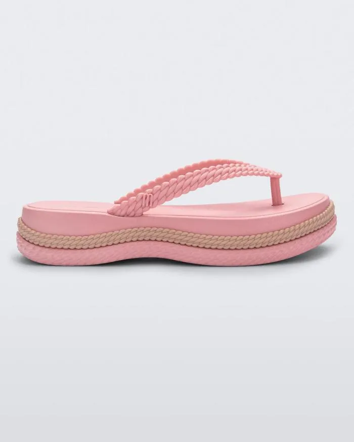 Women Leblon Pinkbeige Melissa Flip Flops