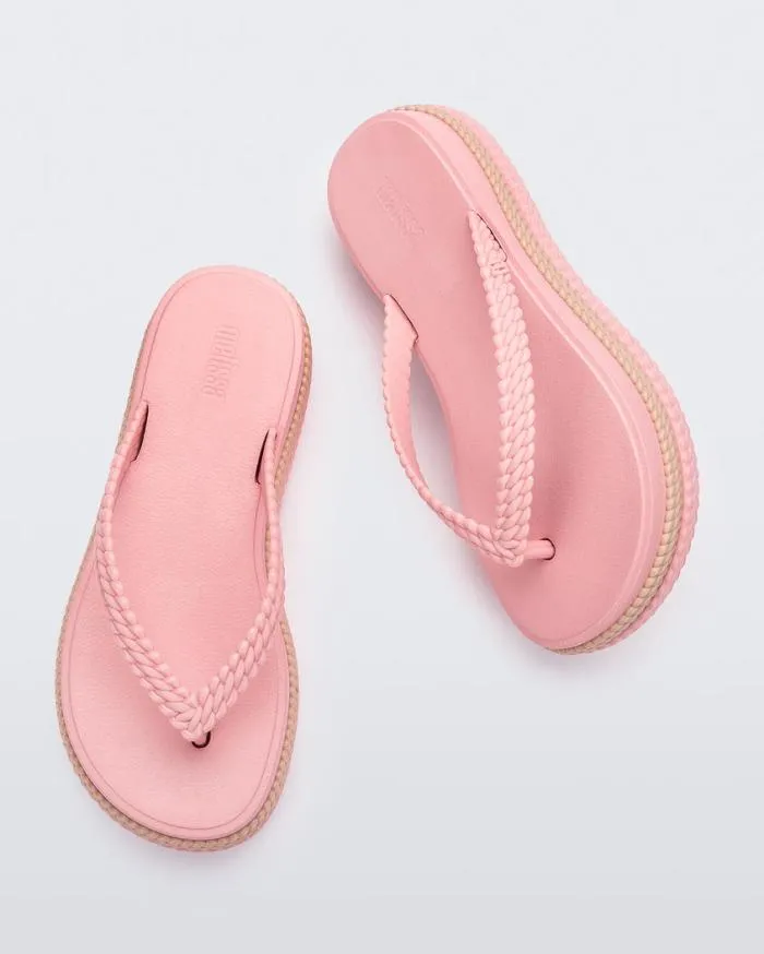 Women Leblon Pinkbeige Melissa Flip Flops