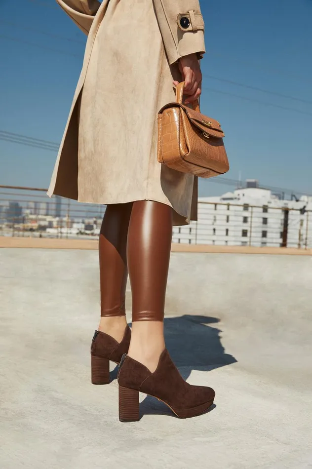 Women Lesia Bootie 8211 Oak Pelle Moda High Heels Women Lesia Bootie 8211 Oak Pelle Moda High Heels