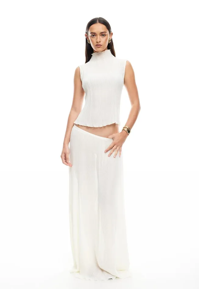 Women Lioness Fashion Bottoms FORD MAXI Ivory