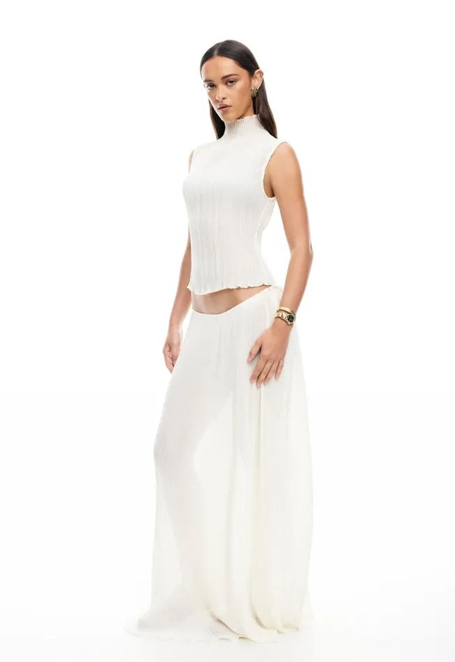 Women Lioness Fashion Bottoms FORD MAXI Ivory Women Lioness Fashion Bottoms FORD MAXI Ivory