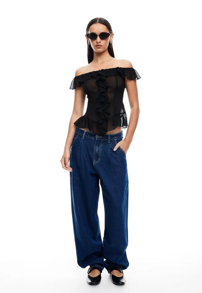 Women Lioness Fashion Denim ON MY WAY DENIM JEAN Blue Denim Women Lioness Fashion Denim ON MY WAY DENIM JEAN Blue Denim