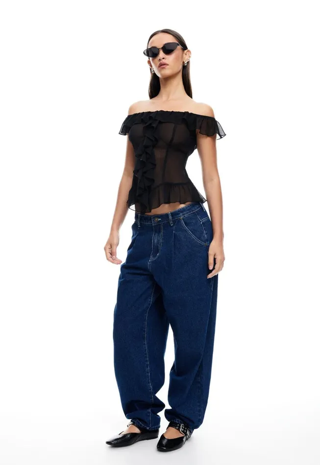 Women Lioness Fashion Denim ON MY WAY DENIM JEAN Blue Denim Women Lioness Fashion Denim ON MY WAY DENIM JEAN Blue Denim