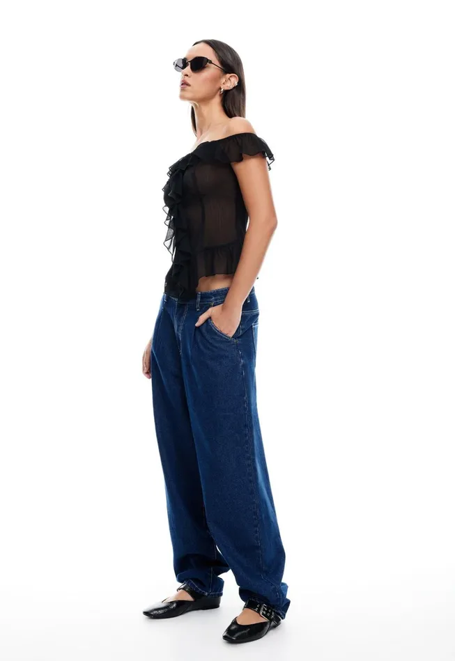 Women Lioness Fashion Denim ON MY WAY DENIM JEAN Blue Denim Women Lioness Fashion Denim ON MY WAY DENIM JEAN Blue Denim
