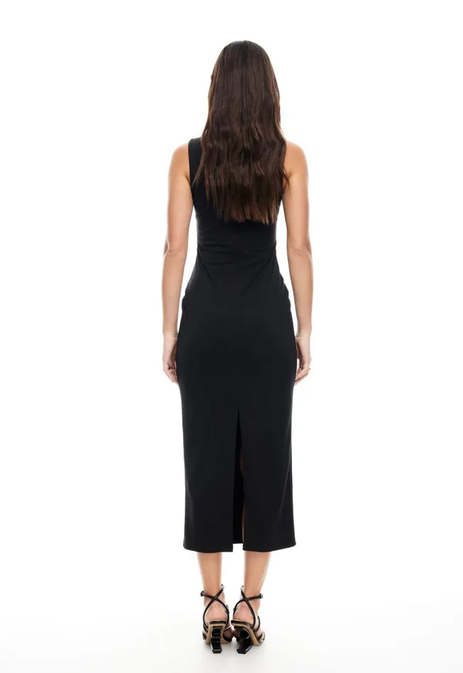 Women Lioness Fashion Dresses AFTER HOURS MIDI DRESS Onyx Women Lioness Fashion Dresses AFTER HOURS MIDI DRESS Onyx