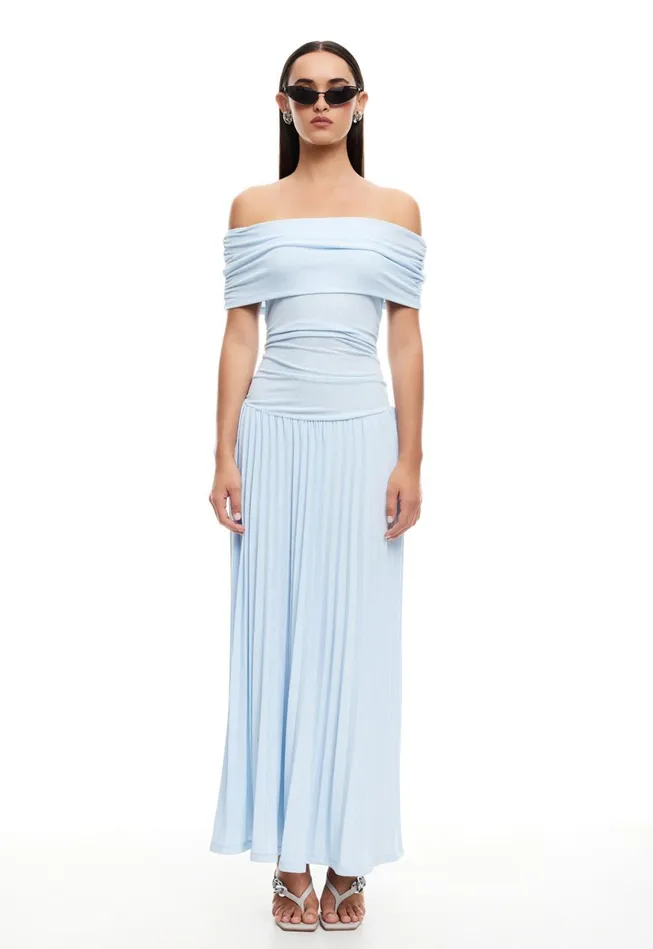 Women Lioness Fashion Dresses FIELD OF DREAMS MAXI Soft Blue