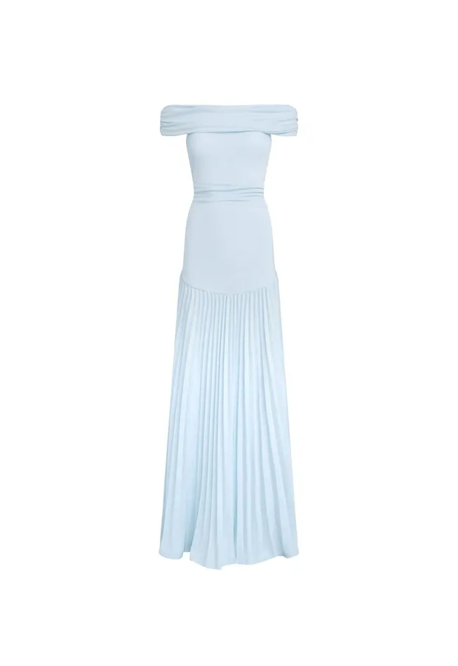 Women Lioness Fashion Dresses FIELD OF DREAMS MAXI Soft Blue Women Lioness Fashion Dresses FIELD OF DREAMS MAXI Soft Blue