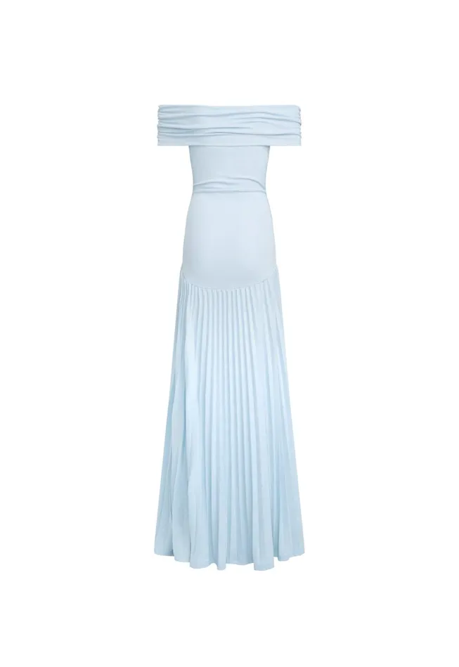 Women Lioness Fashion Dresses FIELD OF DREAMS MAXI Soft Blue Women Lioness Fashion Dresses FIELD OF DREAMS MAXI Soft Blue