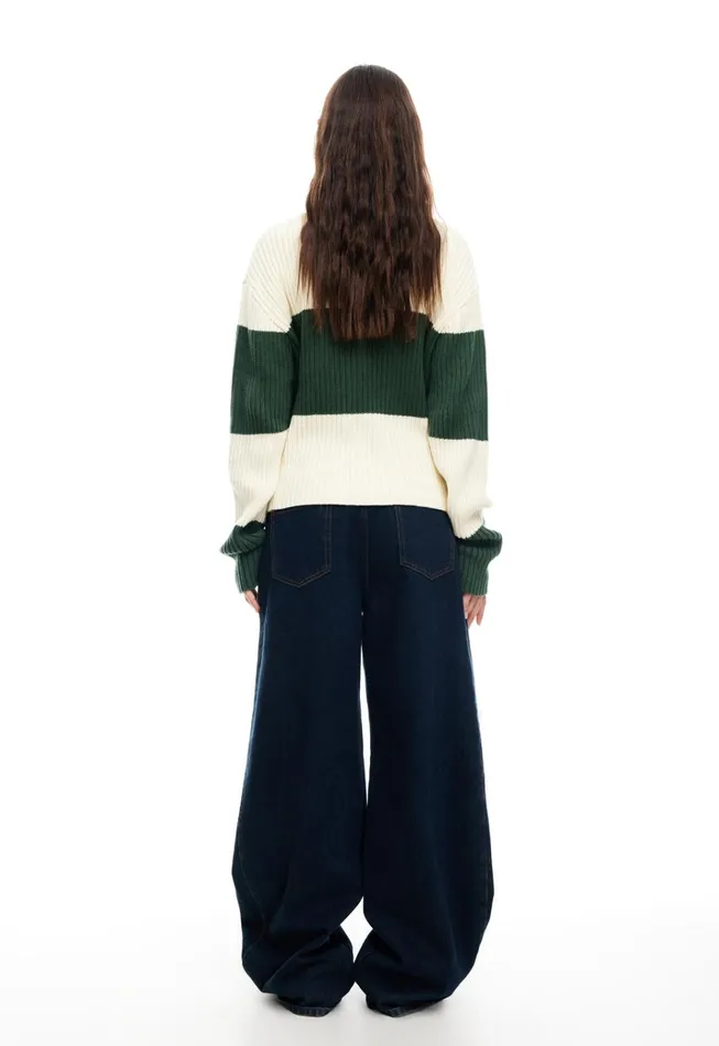 Women Lioness Fashion Outerwear PRINCE RUGBY Moss Stripe Women Lioness Fashion Outerwear PRINCE RUGBY Moss Stripe